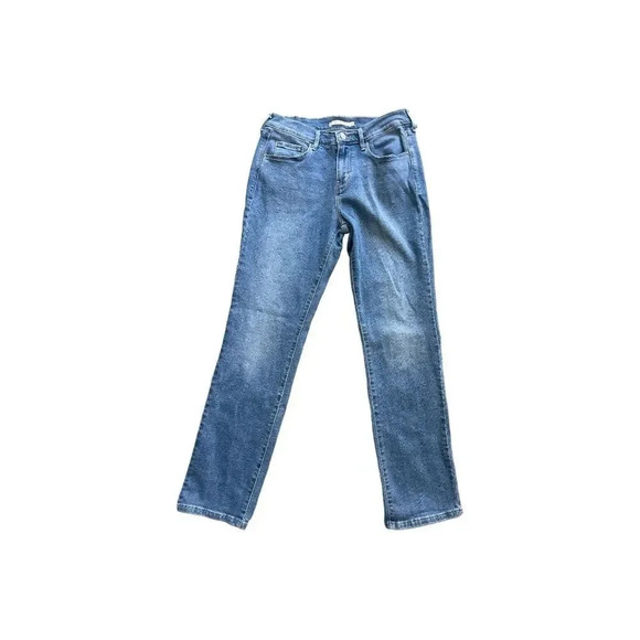 Levi's 505™ STRAIGHT LEG WOMEN'S JEANS Mid rise Size 6 W28 x L38 - Picture 2 of 13